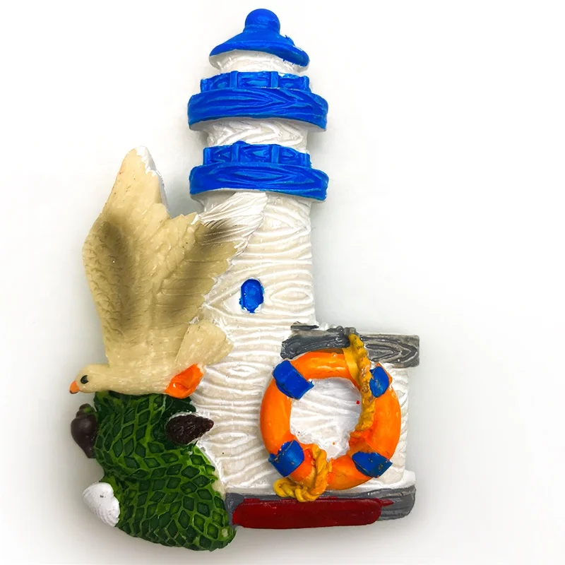 
Souvenir Promotion 3D Resin Fridge Magnet Tourist Ceramic Resin Ocean Fridge Magnet 