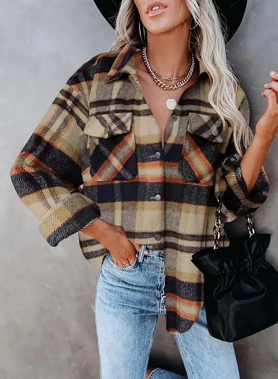 Women Corduroy Shirts Casual Long Sleeve Button Down Blouses Top ladies long sleeve blouses womens semi formal tops and blouses