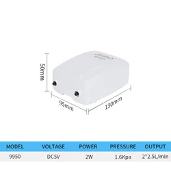 JEBO 9950/9970 AC/DC Air pump Aquarium ACO for fish tank Battery Pump