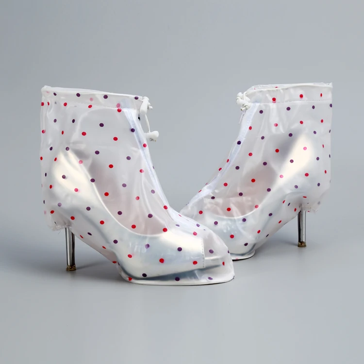 Fast Delivery Wholesale Portable Customized Plastic Outdoor Anti slip Waterproof Rain Shoe Covers