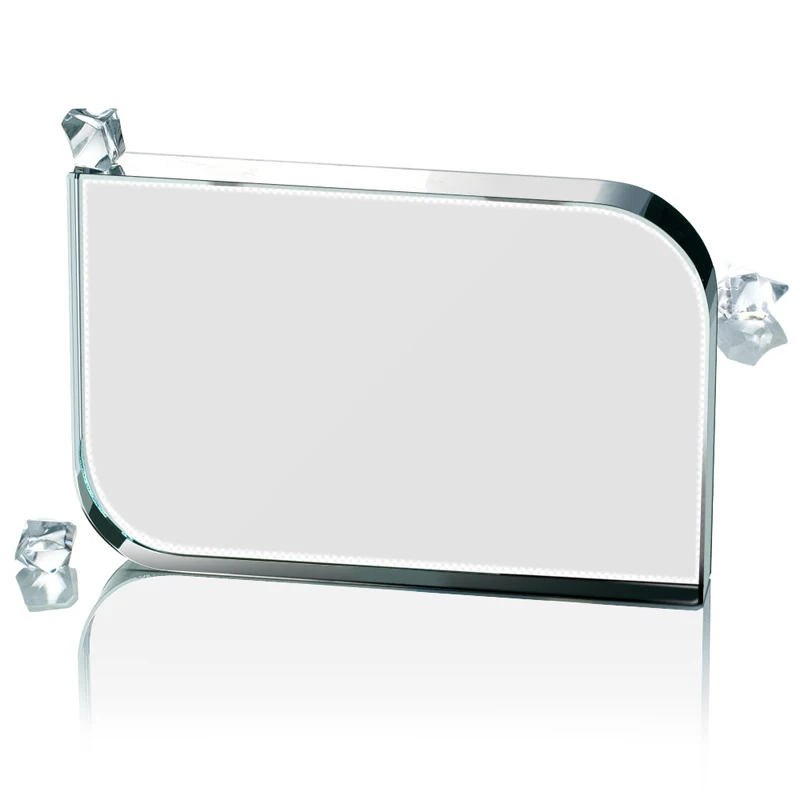 High Quality Sublimation Blank Smooth Angel Square Crystal For Personalization