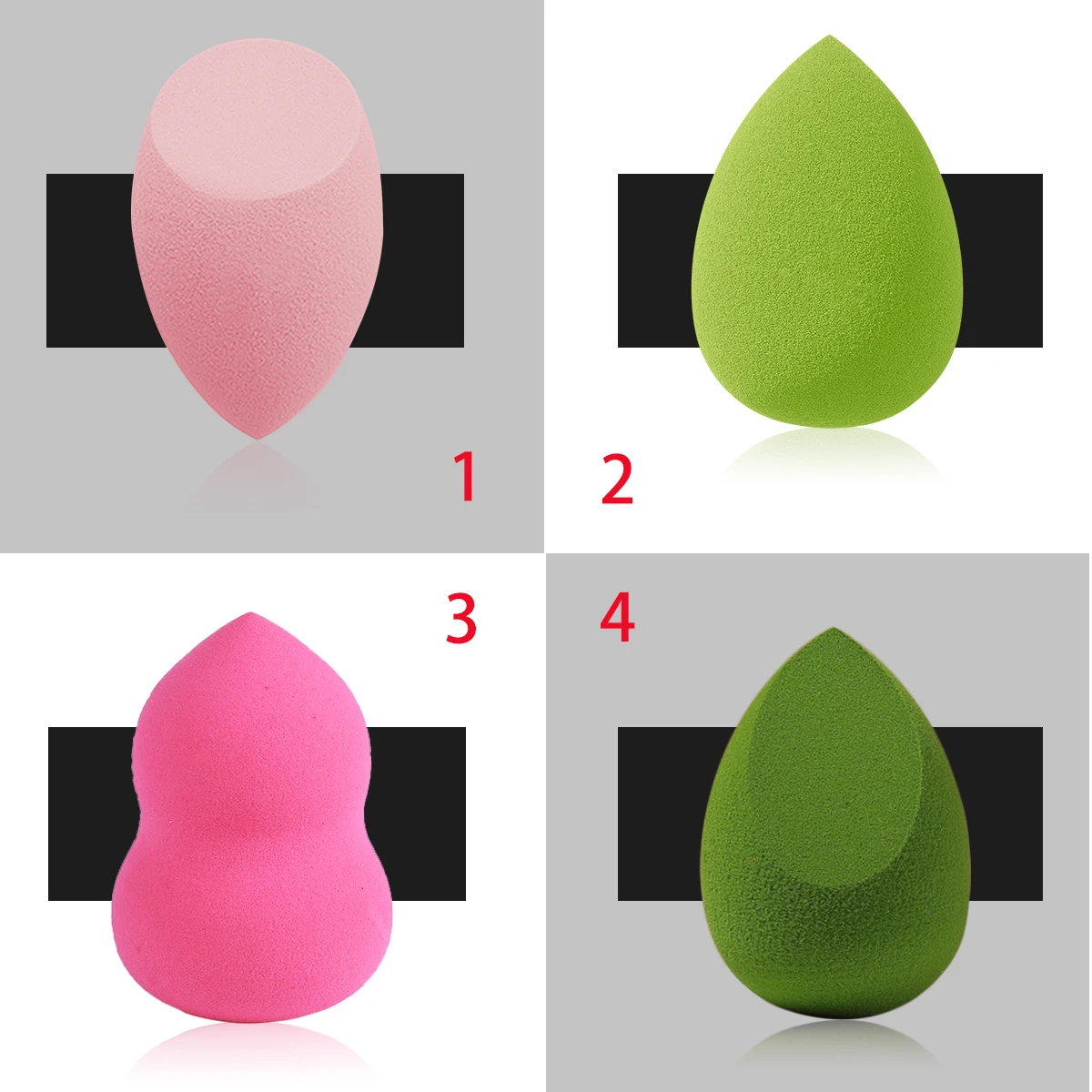 Free Sample Soft Vegan Makeup Sponge Beauty Blending belleza accesorios Dry Wet Use Foundation Cushion puff