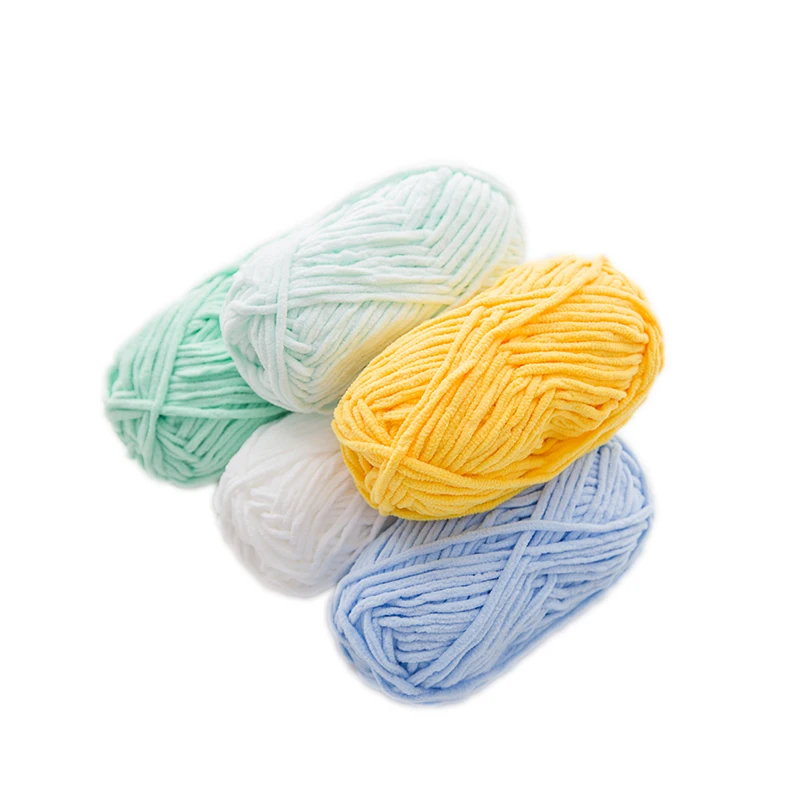 Оптовые цены детское одеяло Yarncrafts из 100% полиэстера крупная синель модная пряжа для ручного вязания