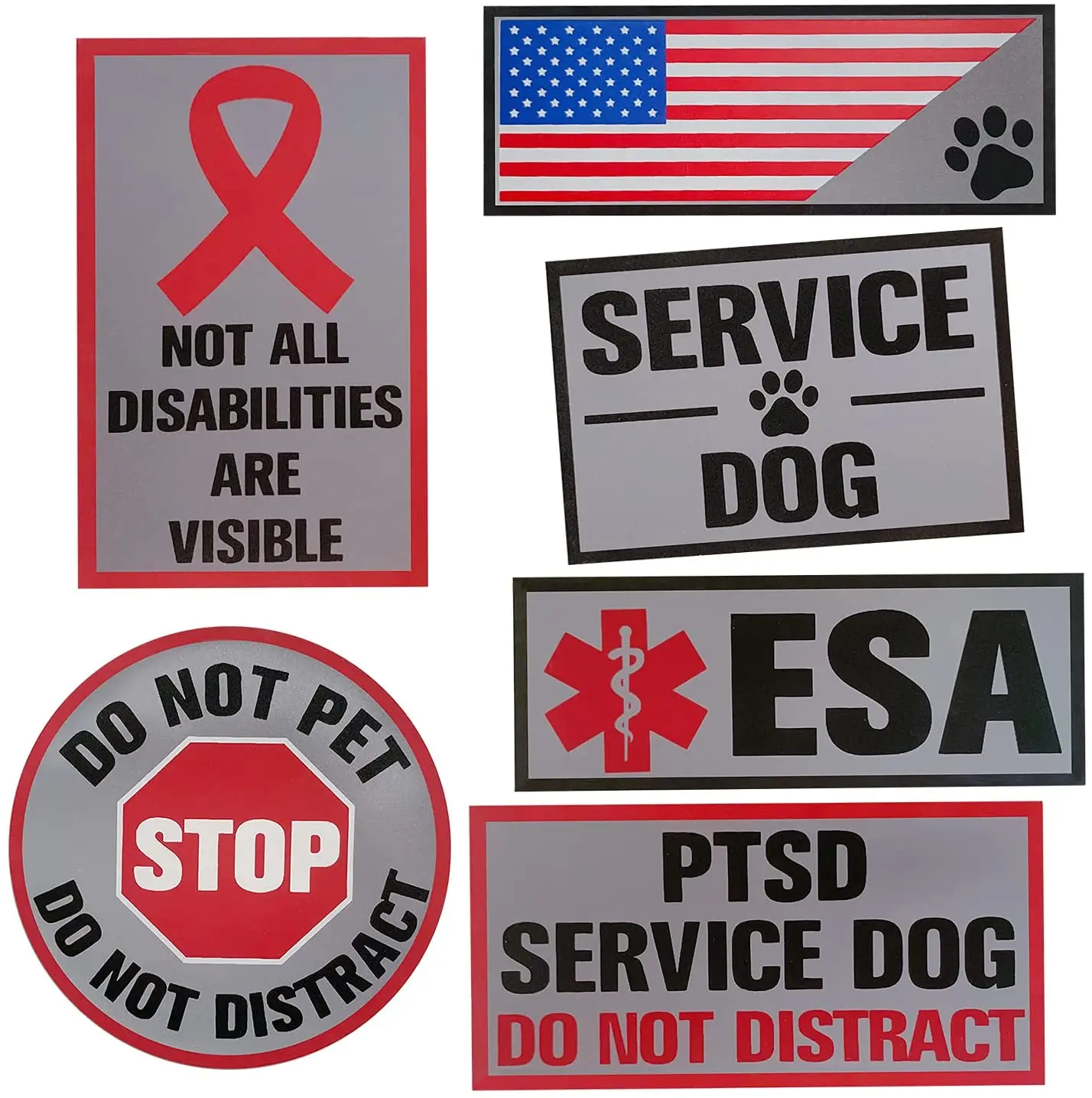 Для собаки вне патчи Светоотражающие тактический жилет для собаки жгут патчи с одной главной балкой с крючком Подкладка, съемный