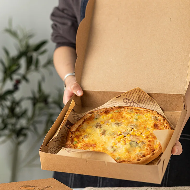 6 7 8 9 10 12 14 16 18 inch design template pink pizza box packaging corrugated pizza box