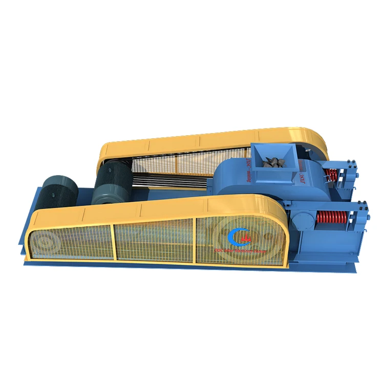 Популярная вторичная дробильная машина с двумя рулонами в Танзании