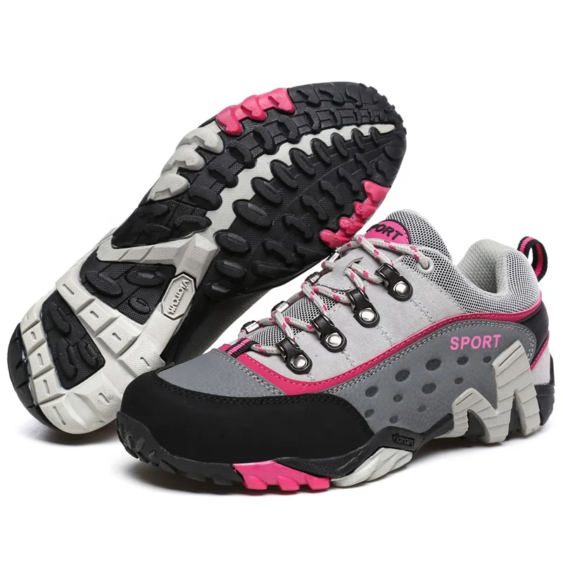 Competitive Price PU Leather Outdoor Hiking Shoes Men 11