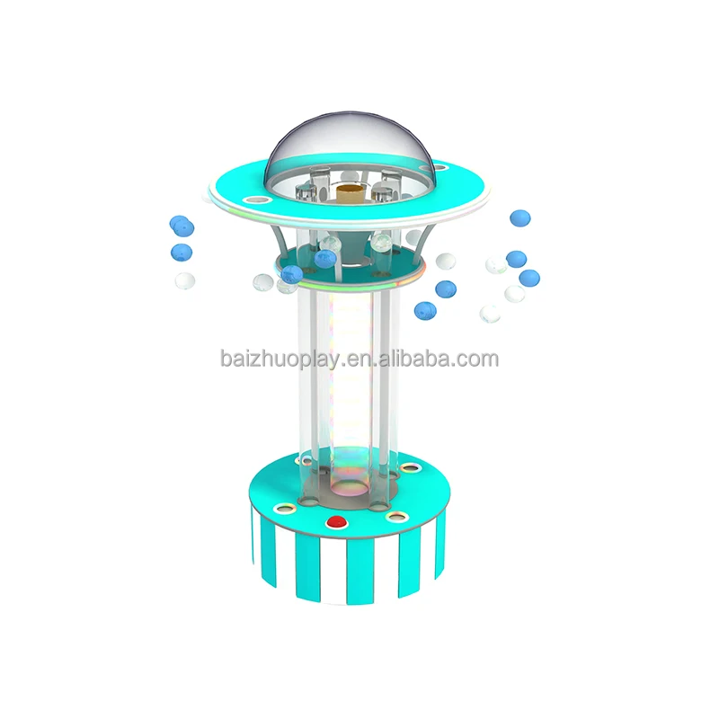 indoor playground kids ball game machine interactive wall games soft play equipment Ball blowing machine