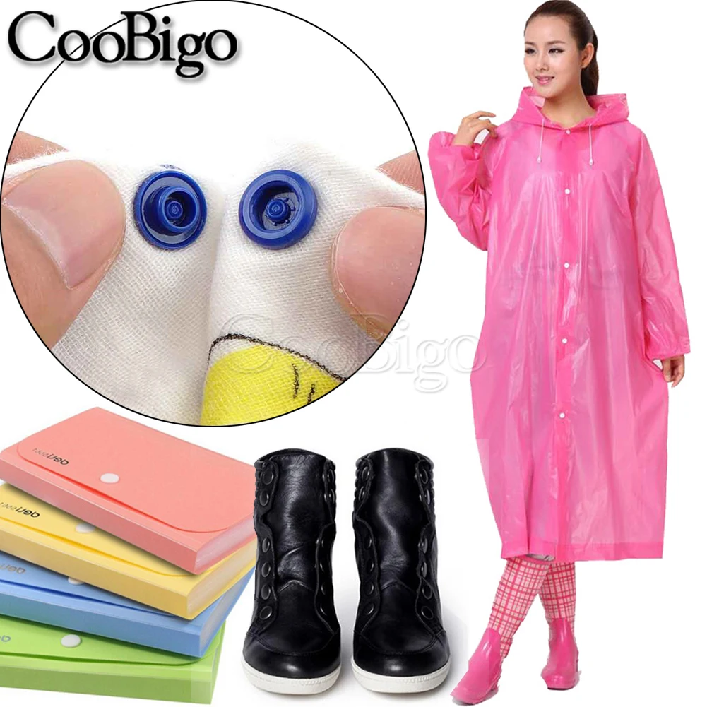 100Sets Plastic Snaps Button Fasteners Press Buckle for Quilt Cover Sheet Garment Baby Clothes DIY Accessories Round 12mm