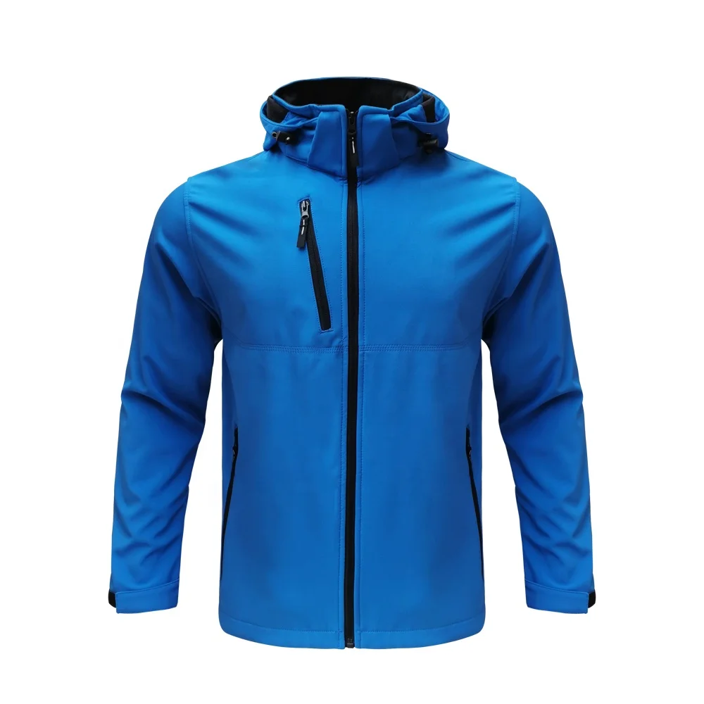 Easy wear wholesale garments cheap soft shell jacket with hoodies