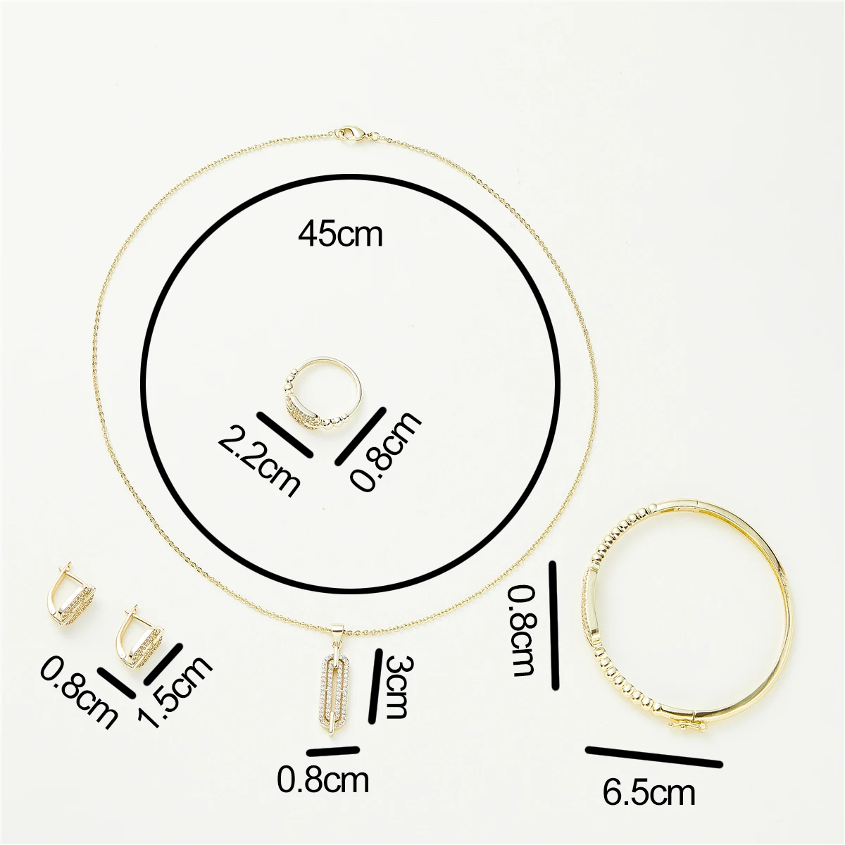 March 2022 Fashion Jewelry Set Bracelet Ring Earring Necklace Wedding Party Jewelry Exquisite Moroccan National Style