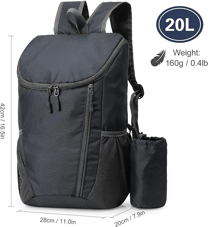 NPOT Hiking Backpack Large Capacity Folding Bag Lightweight Waterproof Outdoor Travel Bag