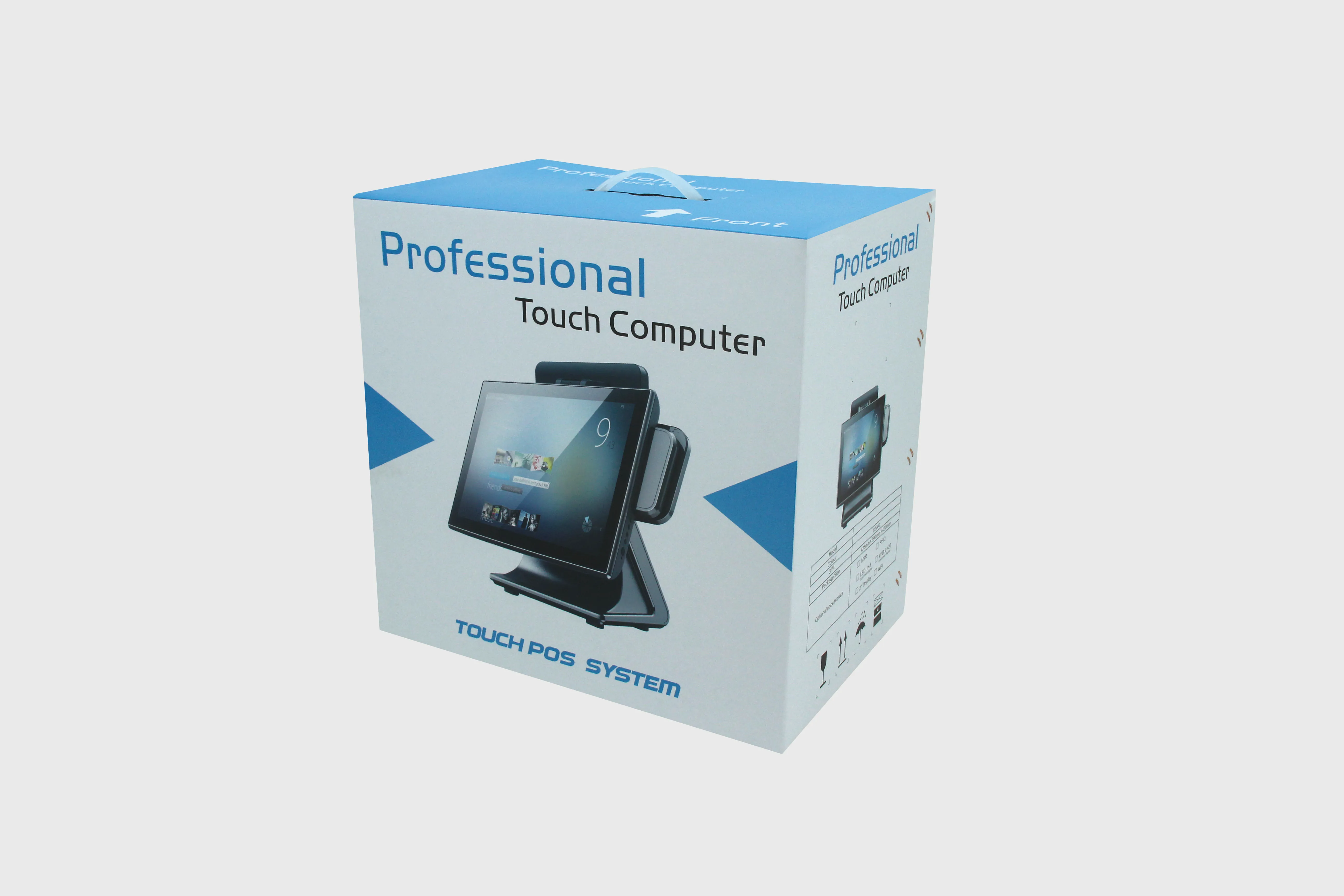 Китайский Micropos 15 дюймов сенсорный компьютер все в одном POS J1900/ Core i5 pos системный терминал