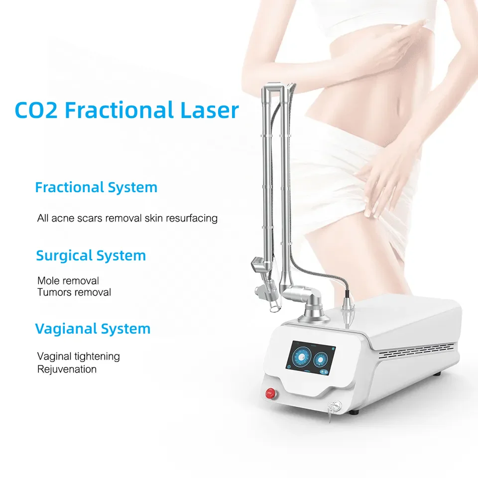 10600nm New Portable co2 fractional laser vaginal scar wrinkle removal machine