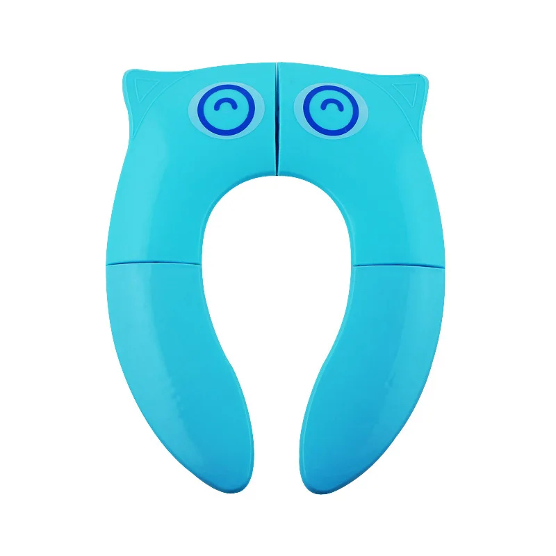 Toilet Seat Cover Folding Travel Toilet Seat for Children and Potty Training Portable Silicone Toilet Seat for Toddlers