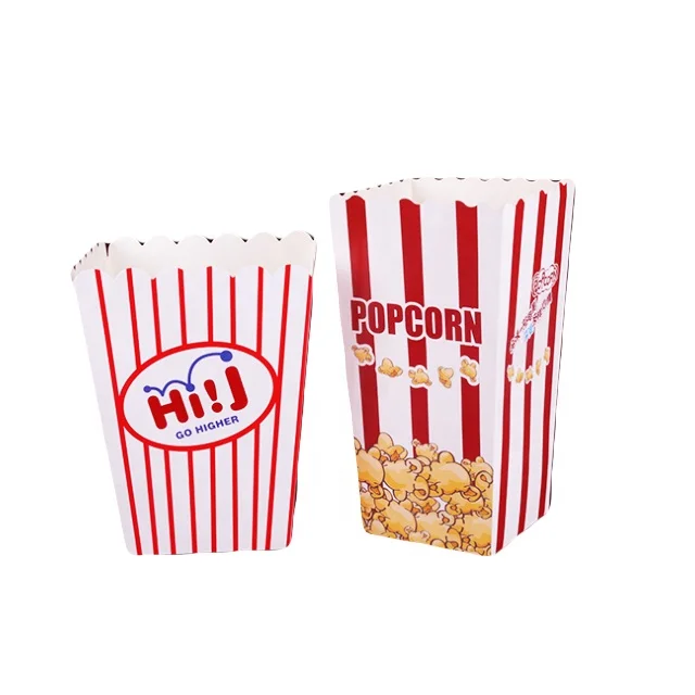 Custom Paper Disposable Custom Printed Chicken Popcorn Bucket Paper Box Food Box Packaging Popcorn Box