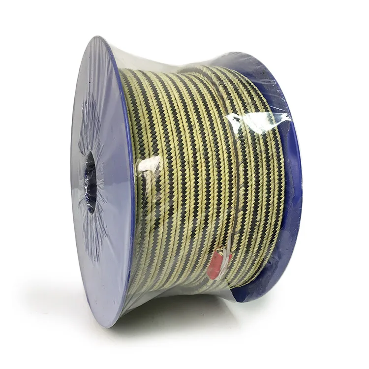 Factory custom Graphite Carbon Fiber filled Ptfe braided Packing Mechanical processing Seal PTFE graphite gland packing