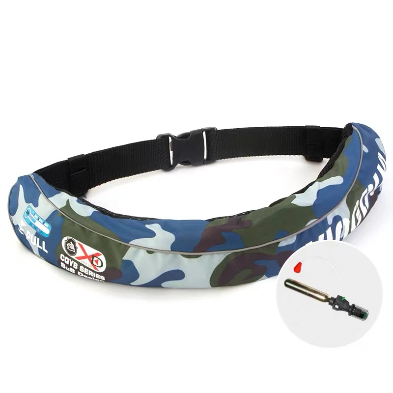 Marine Adult Air Bag Automatic Inflatable Life Jacket Waist Belt pack for Water Sports Fishing Boating