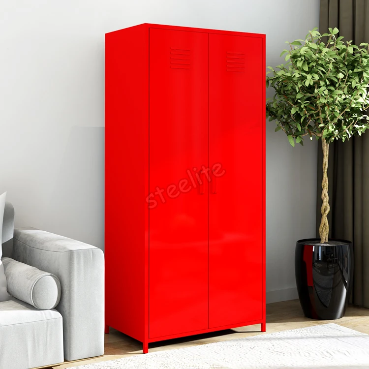 Cheap Price Purchase Home Clothes Almirah Iron Cupboard Designs For Sale