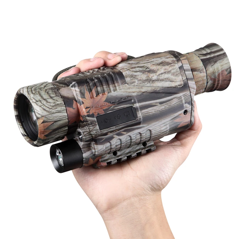 Camouflage 5X40 Monocular Digital Night Vision camera Infrared Day and Night vision hunting telescope scope