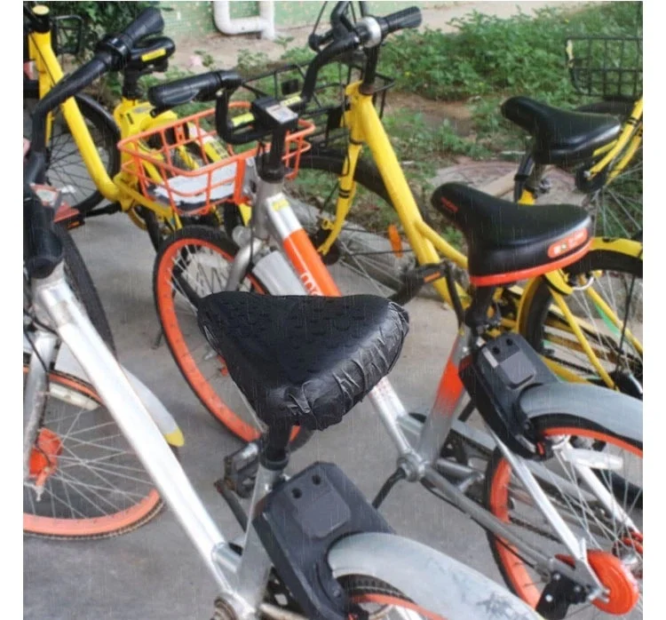 Bicycle saddle waterproof cover Bicycle seat PVC waterproof seat cover Hot pressure rain cover