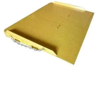 Steel Mobile Container Ramp / Forklift Loading Ramp