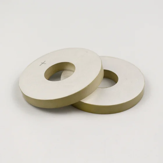 Manufacturer PZT4 PZT5 PZT8 Customized Ultrasonic Sensor Piezoelectric Ring