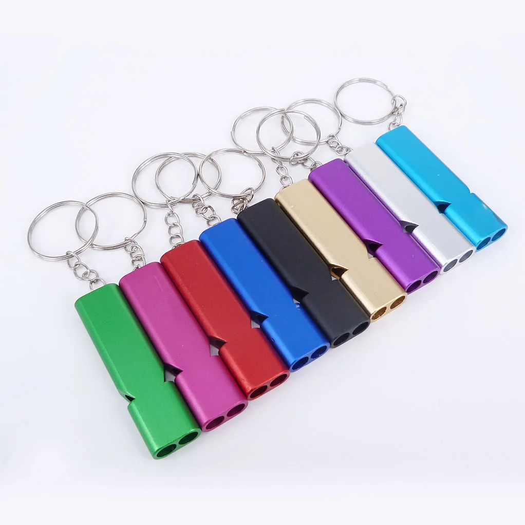2023 Hot Selling Lifeguard Whistle Anti-wolf Alarm Whistle Whistle Keychain for Girls