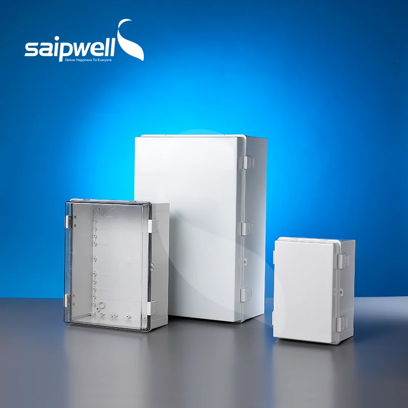 
Hotsale DIN RAIL PC Plastic Electric waterproof junction box with plastic hinge lockable 