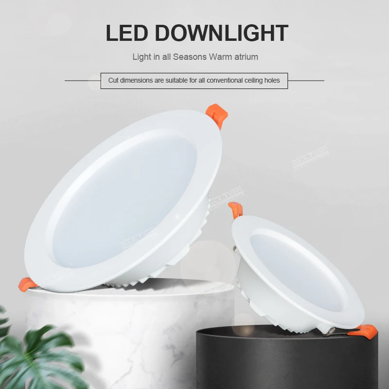 
ALLTOP Waterproof Ip65 5watt 9watt 12watt 18watt Living Room Indoor Trimless Recessed LED Down Light 
