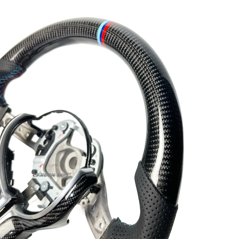 Factory upgraded sports style real carbon fiber steering wheel For BMW F22 20 F35 31 30 F10 18 F80 M3M4M5M6 car steering wheel
