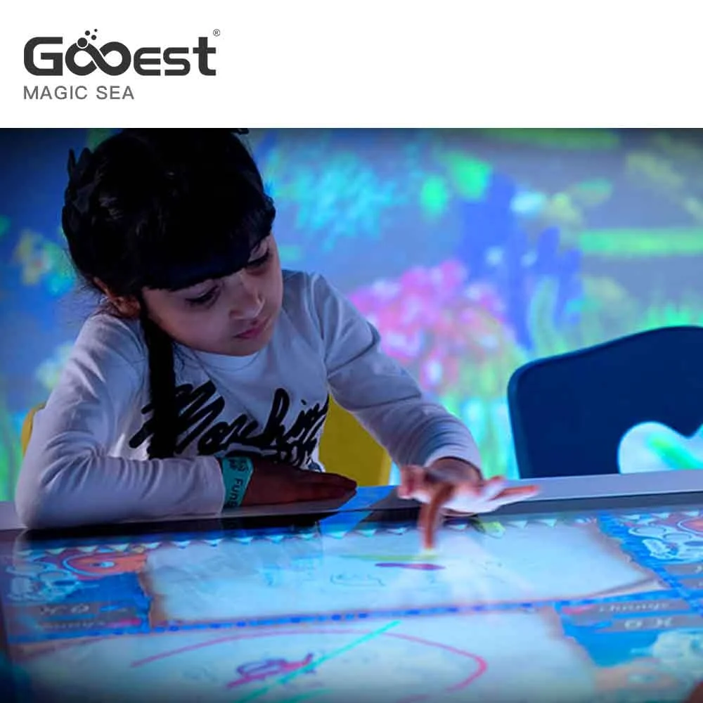indoor playground interactive wall drawing  projection game for kids  interactive wall projector indoor playground