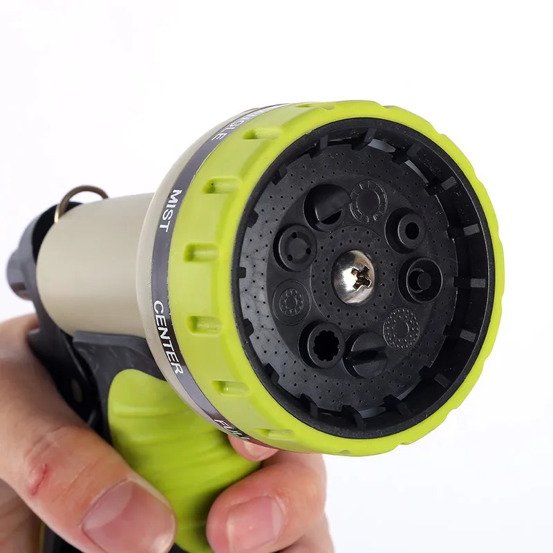 Best retractable garden irrigation hose high pressure water 100 ft with 8 function