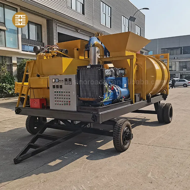 Mini Portable 10t/h Drum Asphalt Mixer Price