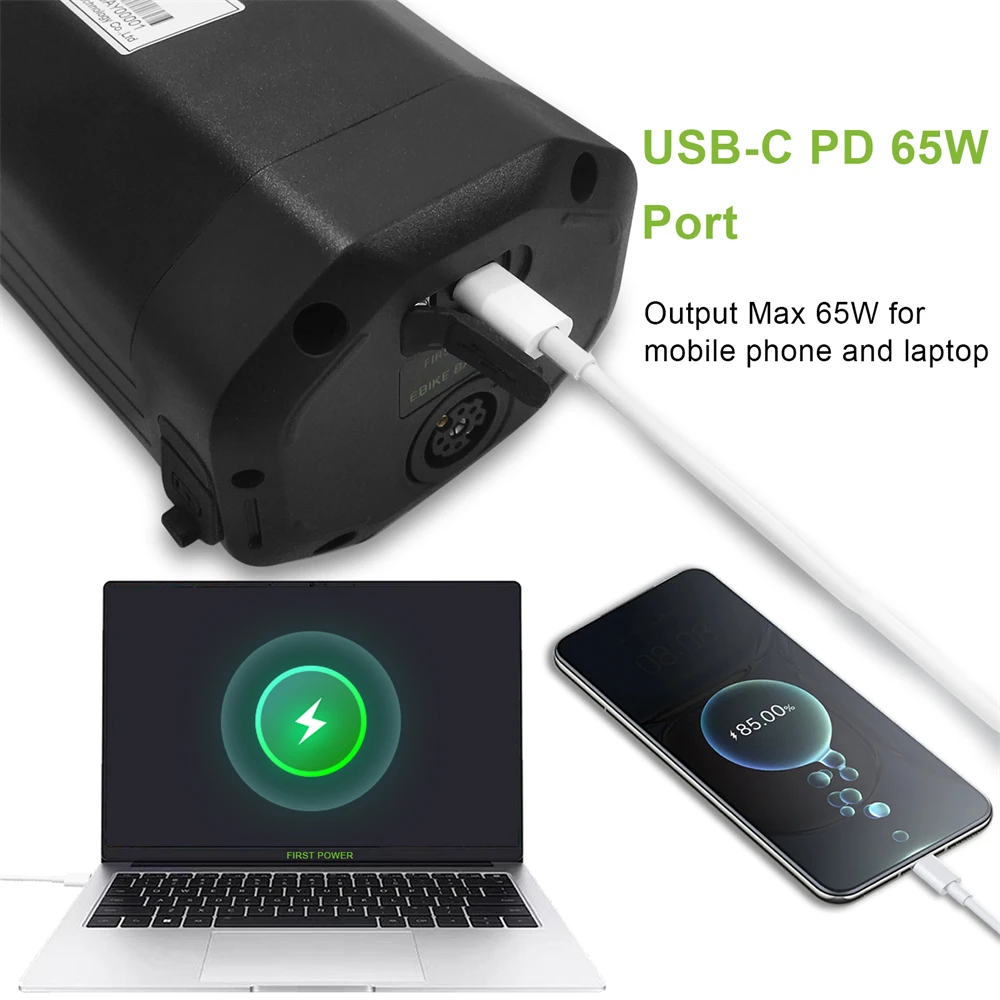 Long Range Ebike Battery 24V 36V 48V 10Ah 15Ah Down Tube Mini Portable External Electric Bicycle Battery 250W Conversion Kit