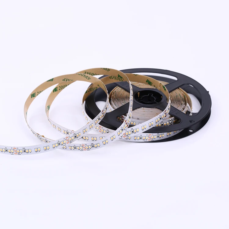 Bicolor tira de led a prueba de agua 240leds/m outdoor 12v 24v smd 2216 waterproof flexible led light strip