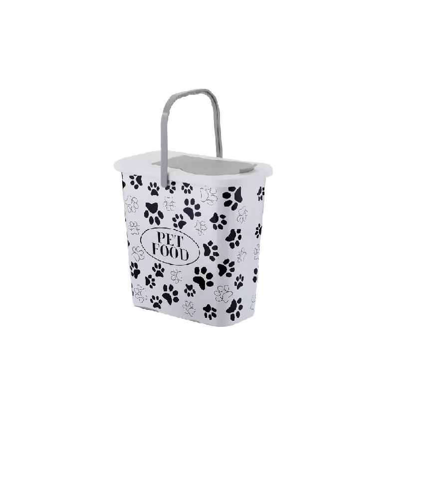 SA-2060 Plastic Animal Pet Cat Dog Food Storage Bin Container Barrel Box With Lid