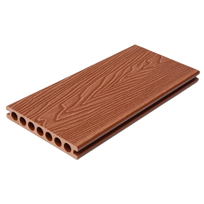 Rongke Easy Installation New Trend Design Heat Insulation WPC wood plastic composite terrace decking Outdoor  Boards