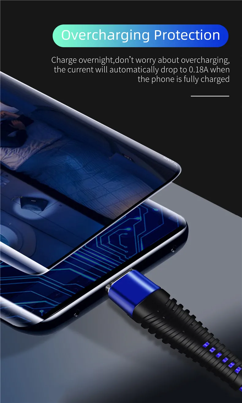 Free Shipping Strong Nylon Braided Fast Charging Cable for Mobile Phone Data Charger Micro USB Cable