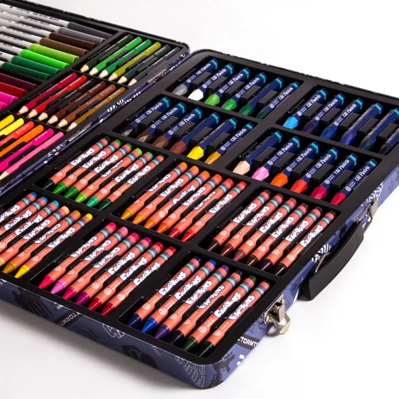 Hot Selling Muti Colors 108pcs Folding Canvas Bag Colored Pencil Colour Pencils For Kids