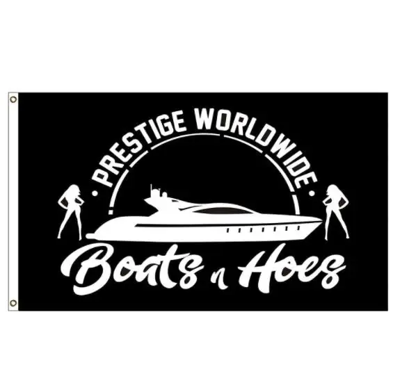 
Prestige Worldwide Flag Boats and Hoes Banner Flag 3x5Ft 