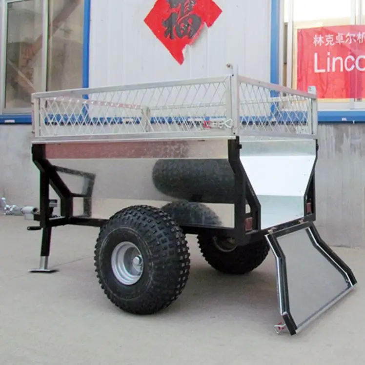 Best Selling Tipping Farm Cart Utilityforestry Avt Log Trailer Atv Timber trailer parts With Crane