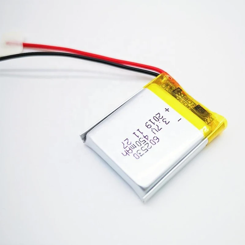 KC certificate lithium ion li polymer batteries Factory OEM 602530 450mAh Li-polymer Battery For Water Replenishing Instrument