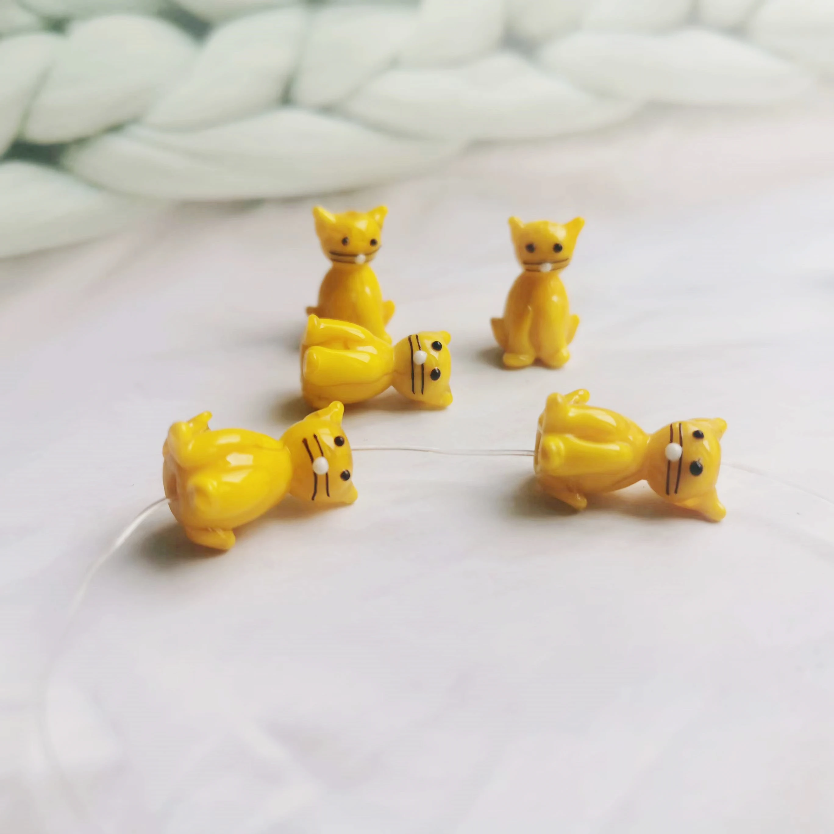 Lampworking loose beads murano glass animal beads