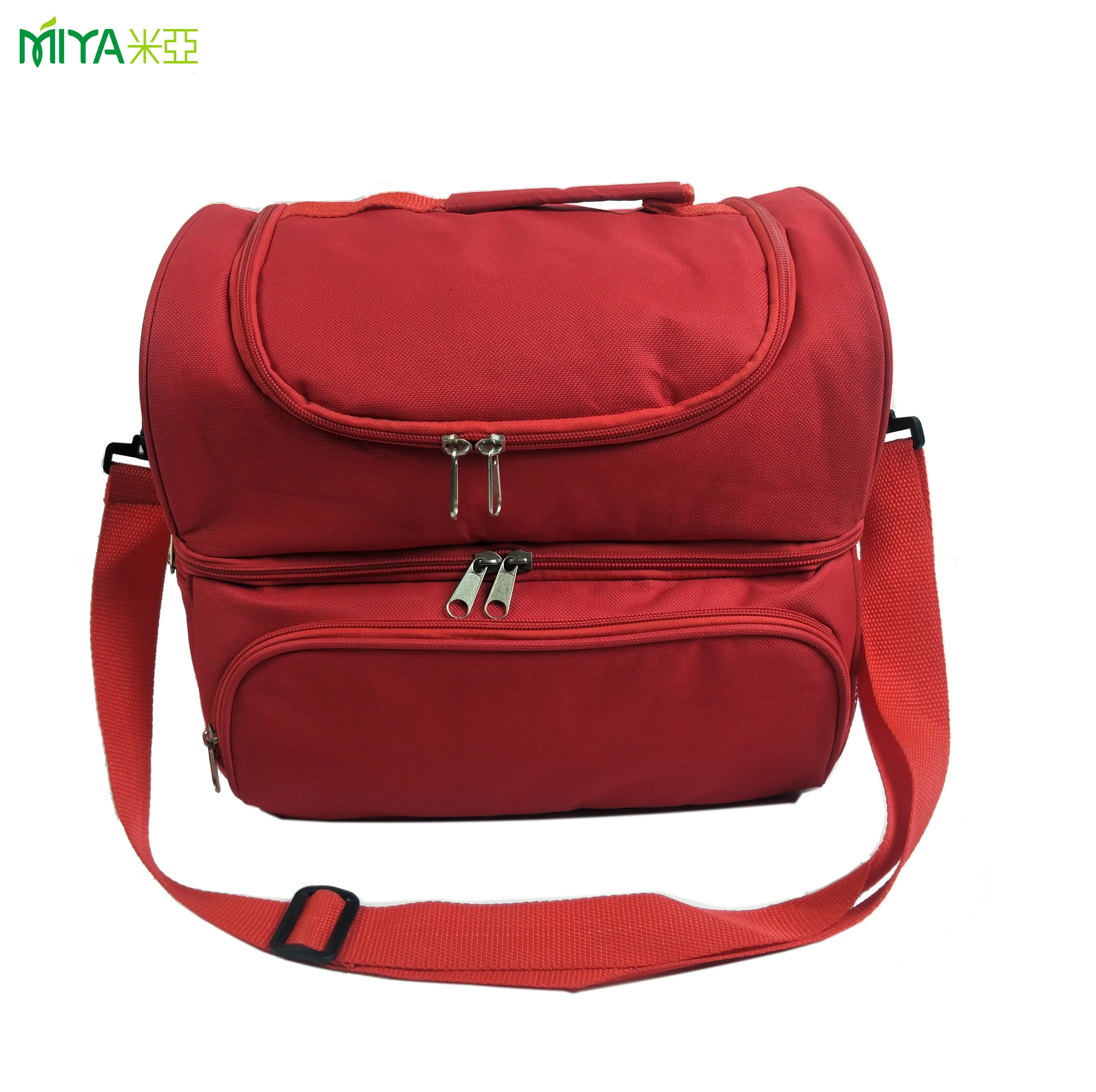 
Custom Best Quality Cold Insulated Double Bag Picnic Cooler Bag 