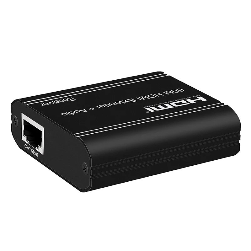 Latest Cat5 6 1080P Rx Tx Ip Network Hdmi Lan Ethernet Extender Cat5E With Hdm Loop Out Hdmi Extender 60M