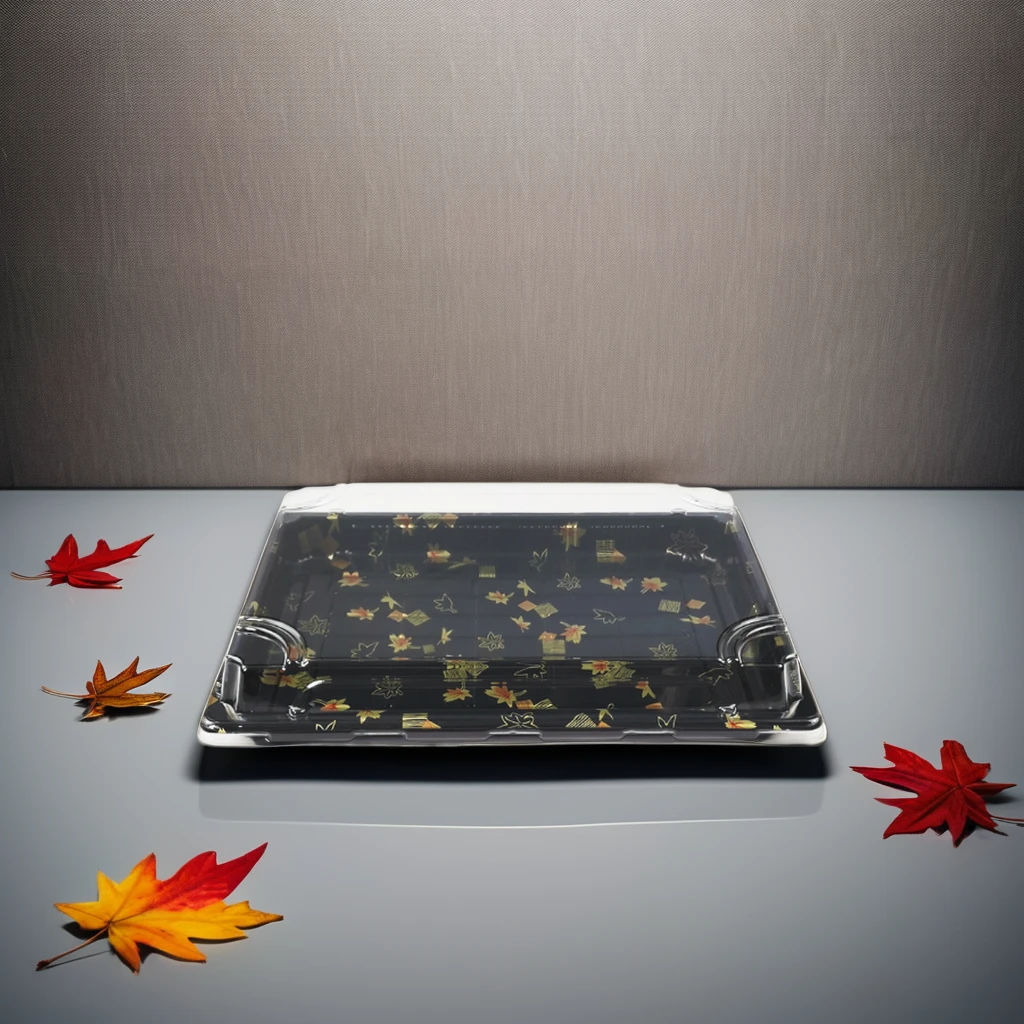 Wholesale Disposable Plastic Food Take Out Sushi Tray For Sushi Packing Custom Take Away Japanese Sushi Food Container Box