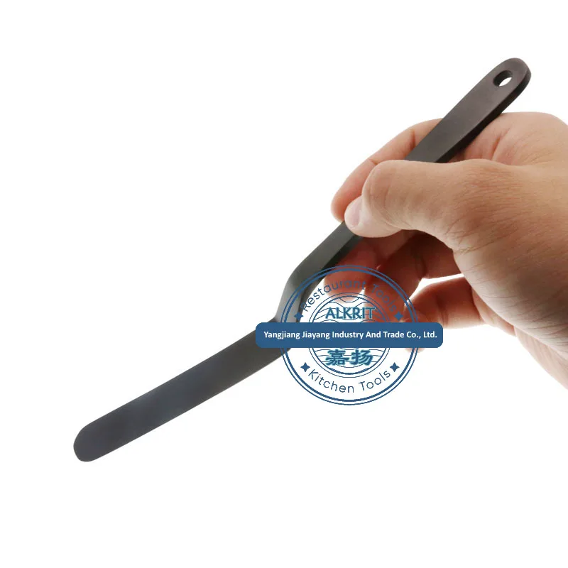 (ALST-CPS001) high quality whole steel precise flexible plating spatula with spring and thin blade palette knife
