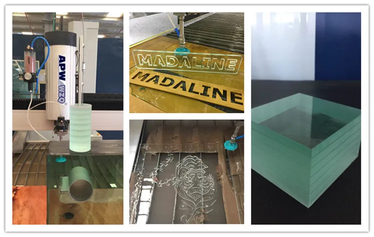 Reliable cnc high pressure glass water jet cutting machine