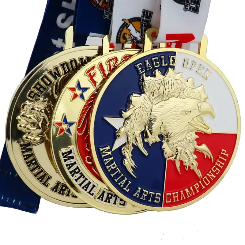 Gold Silver Copper Metal Taekwondo Judo Medal Zinc Alloy Sports Marathon Medals Custom Medal/Medallion